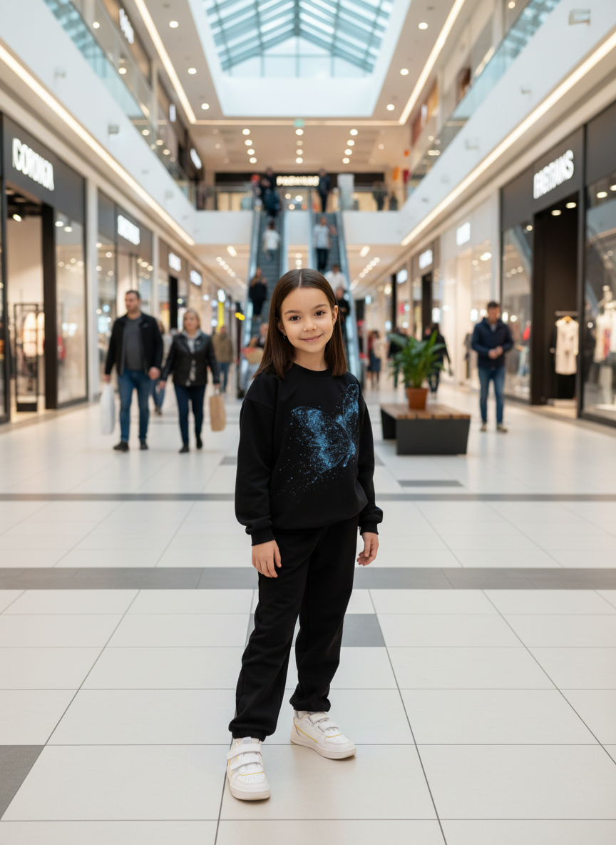 Костюм для девочки Утенок 7045г черный бабочка - фото 2