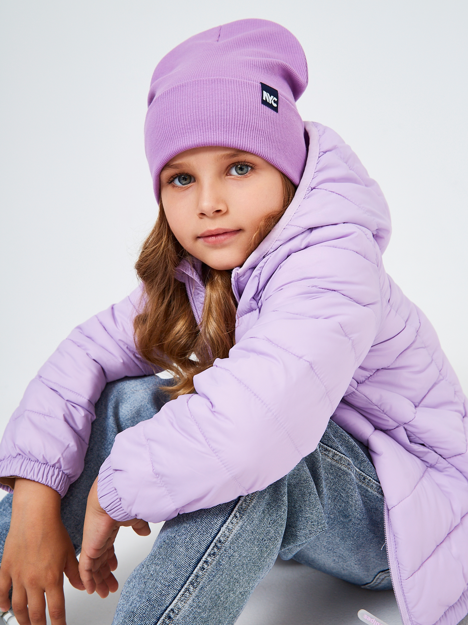 Шапка NYCkids NYC-H-070-KashG-purp - фото 16