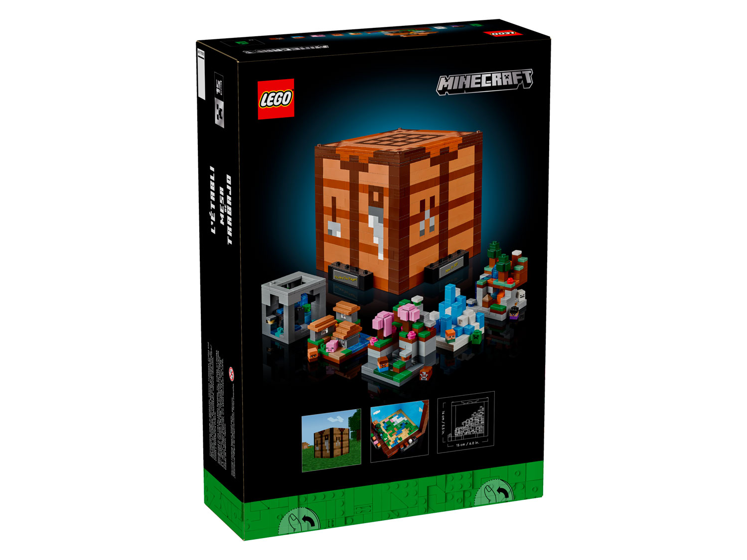 Конструктор LEGO Minecraft Культовый Верстак 1195 дет. - фото 6
