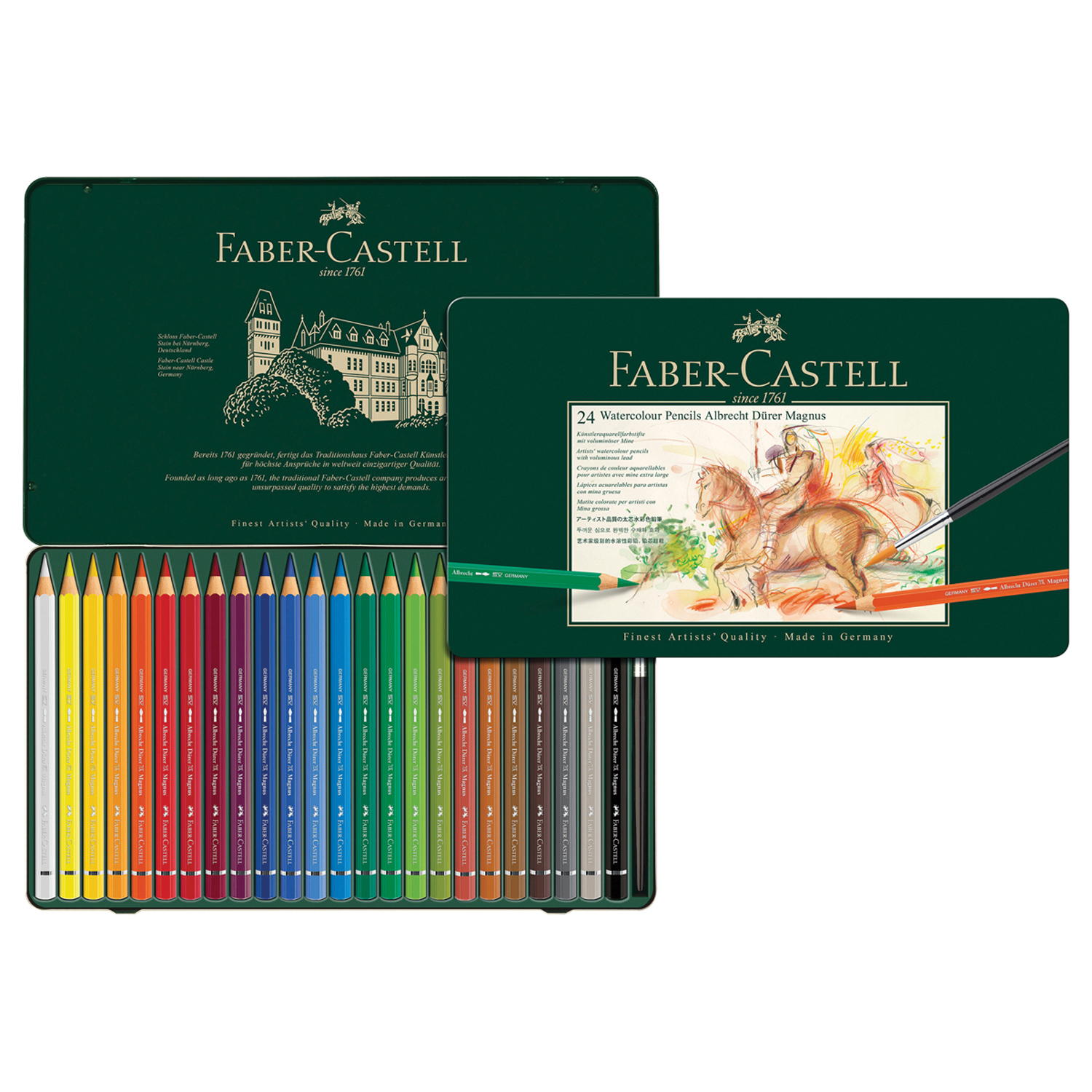 Краски акварель Faber Castell 24 цв. - фото 2
