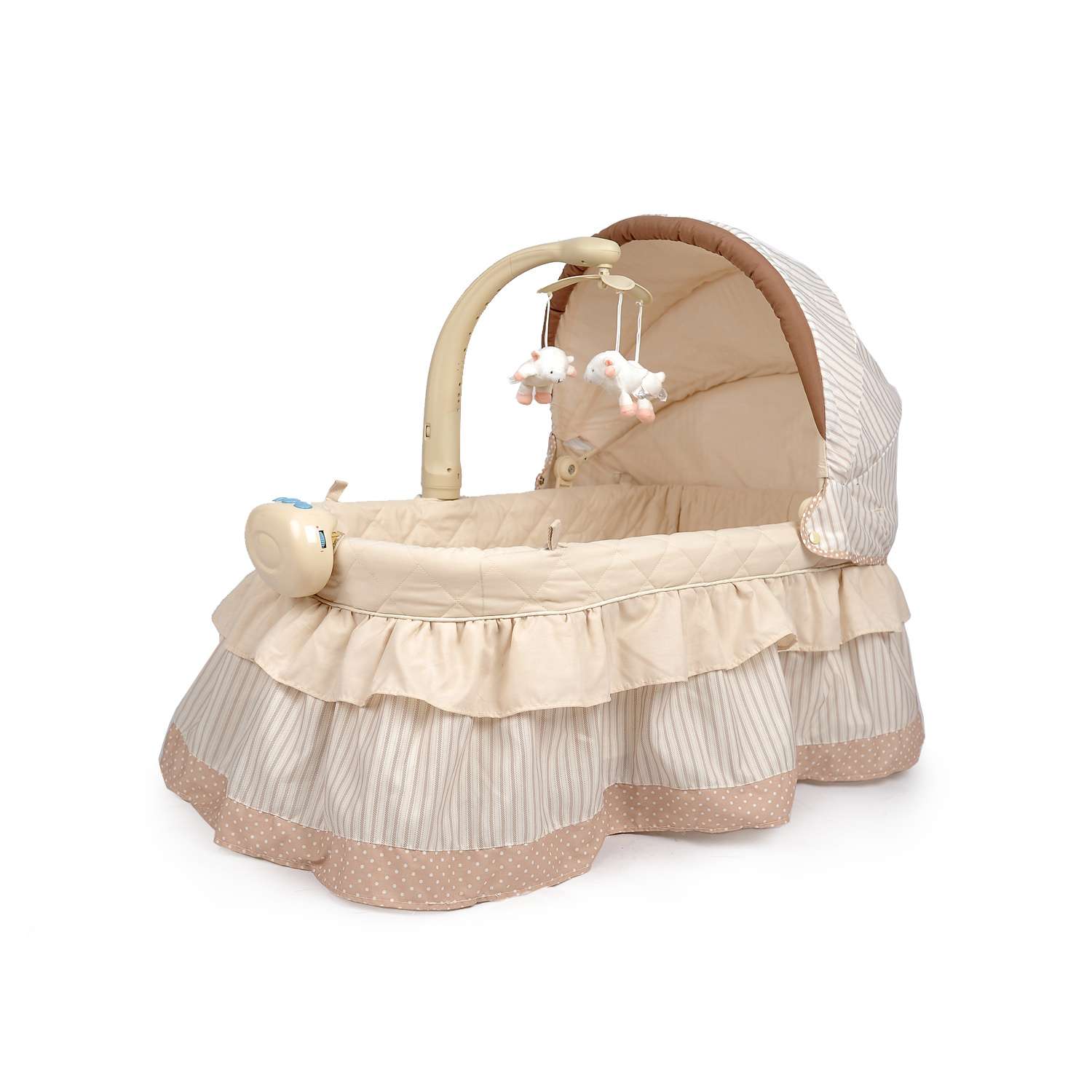 Колыбель-качалка BeeAngel Beige Stripe - фото 3