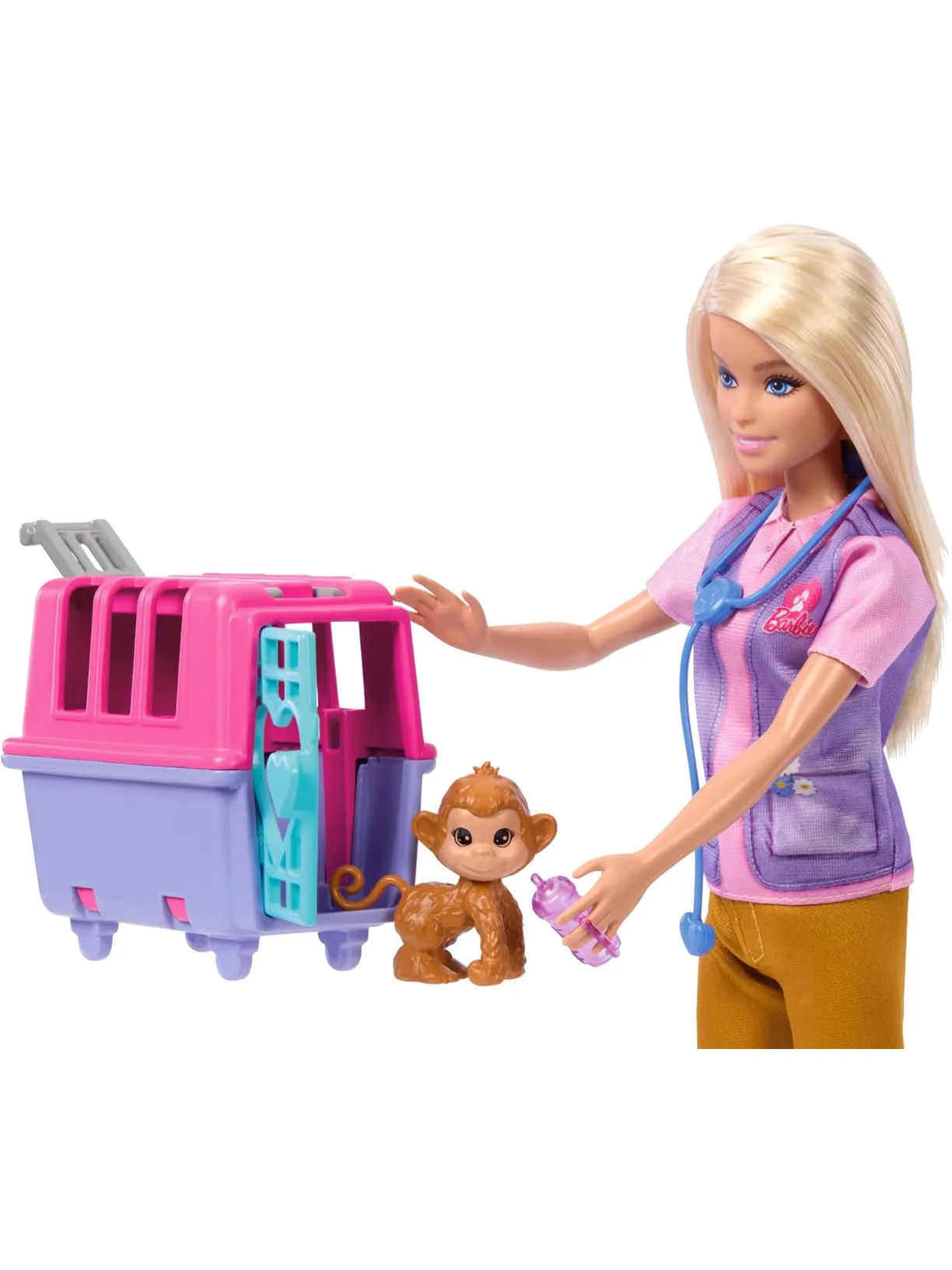 Кукла классическая Barbie Animal Rescue Station HRG50 - фото 5