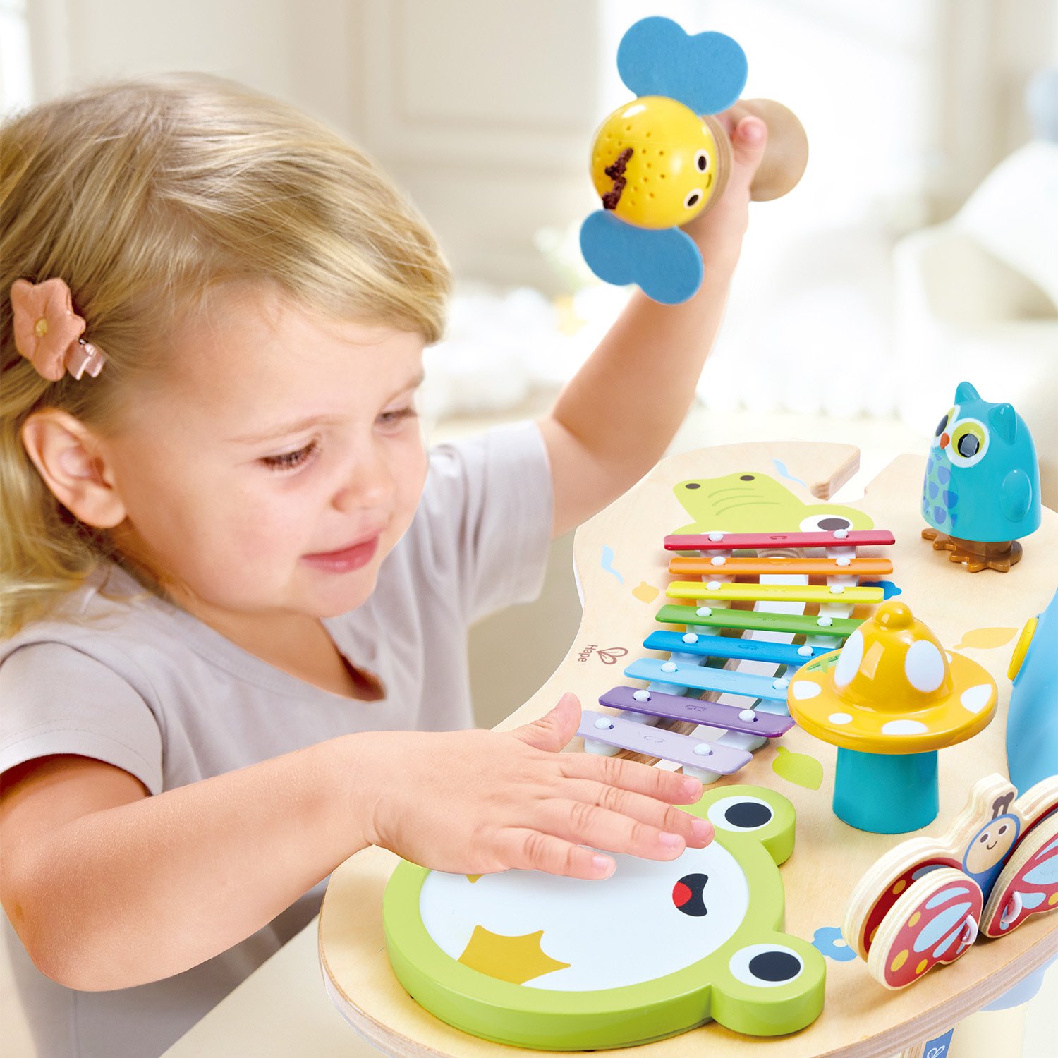 Игрушка музыкальная Hape "Ксилофон" Звуки Природы ксилофон - фото 2