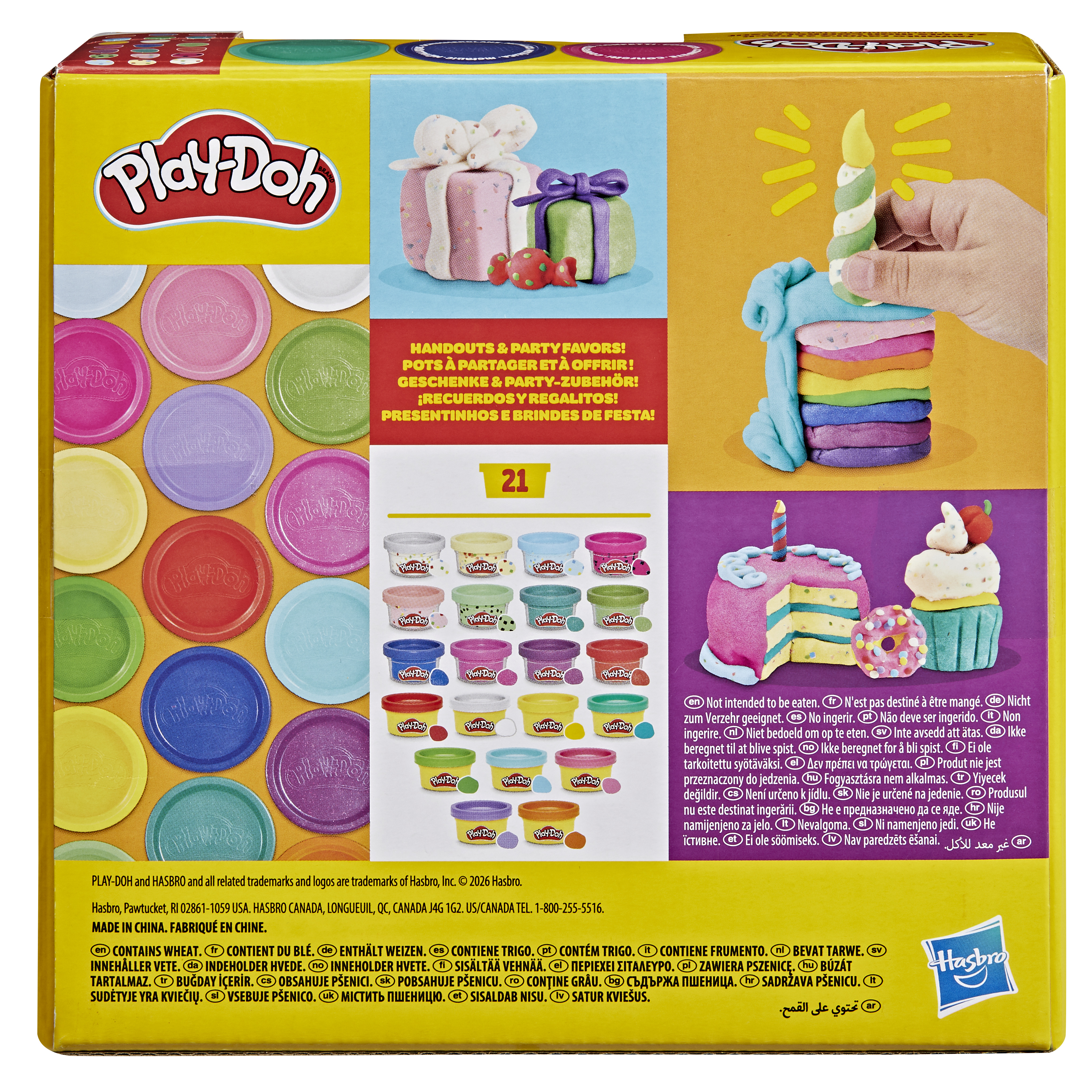 Масса для лепки Hasbro Play Doh 21шт Любимые цвета - фото 9