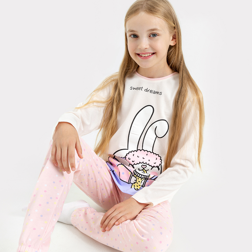 Пижама Mark Formelle (Марк Формэль) 567726/бл.розовый +горошек на розовом - фото 1