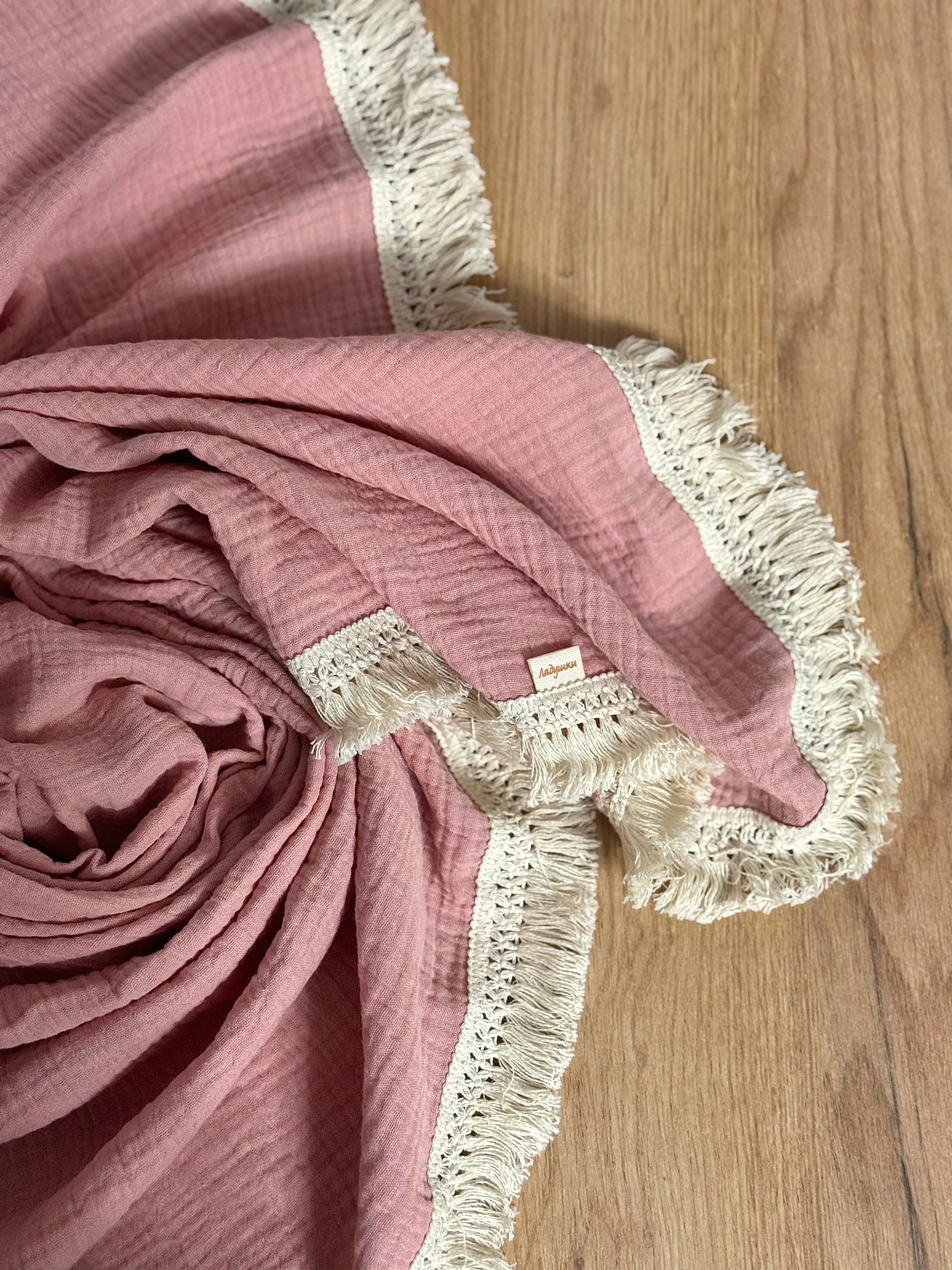 Плед Ладушки муслиновый 100 x 130 см муслин - фото 1