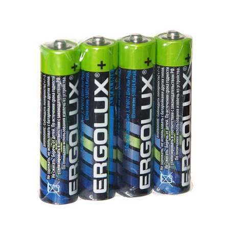 Батарейки Ergolux LR03 SR4
