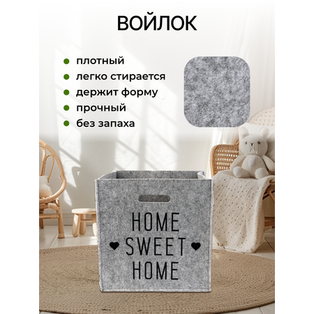 Органайзер для хранения Eva Sweet home 30х30х30см 24л