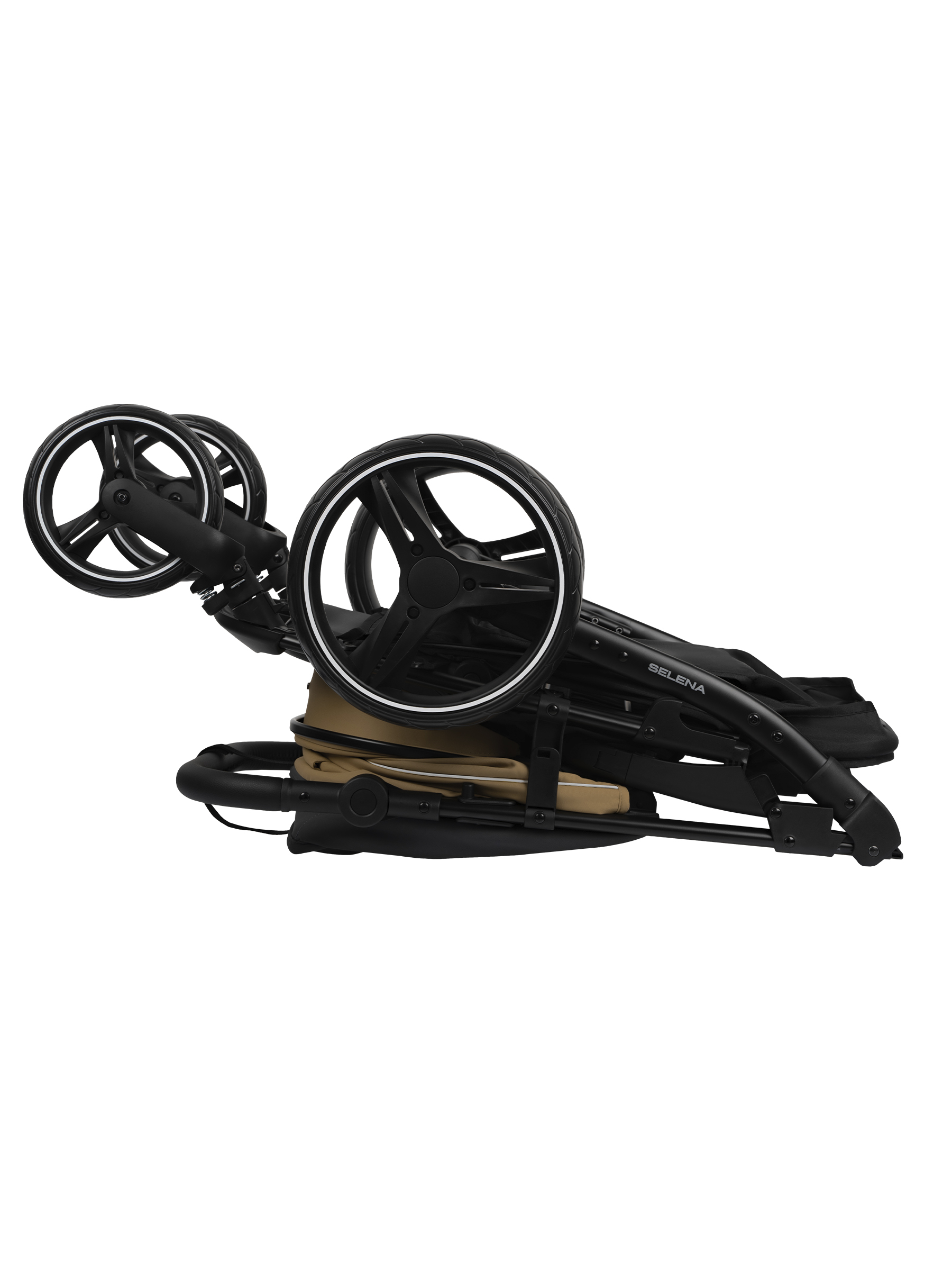 Коляска прогулочная JOVOLA SELENA 2026 всесезонная бежевый - фото 26