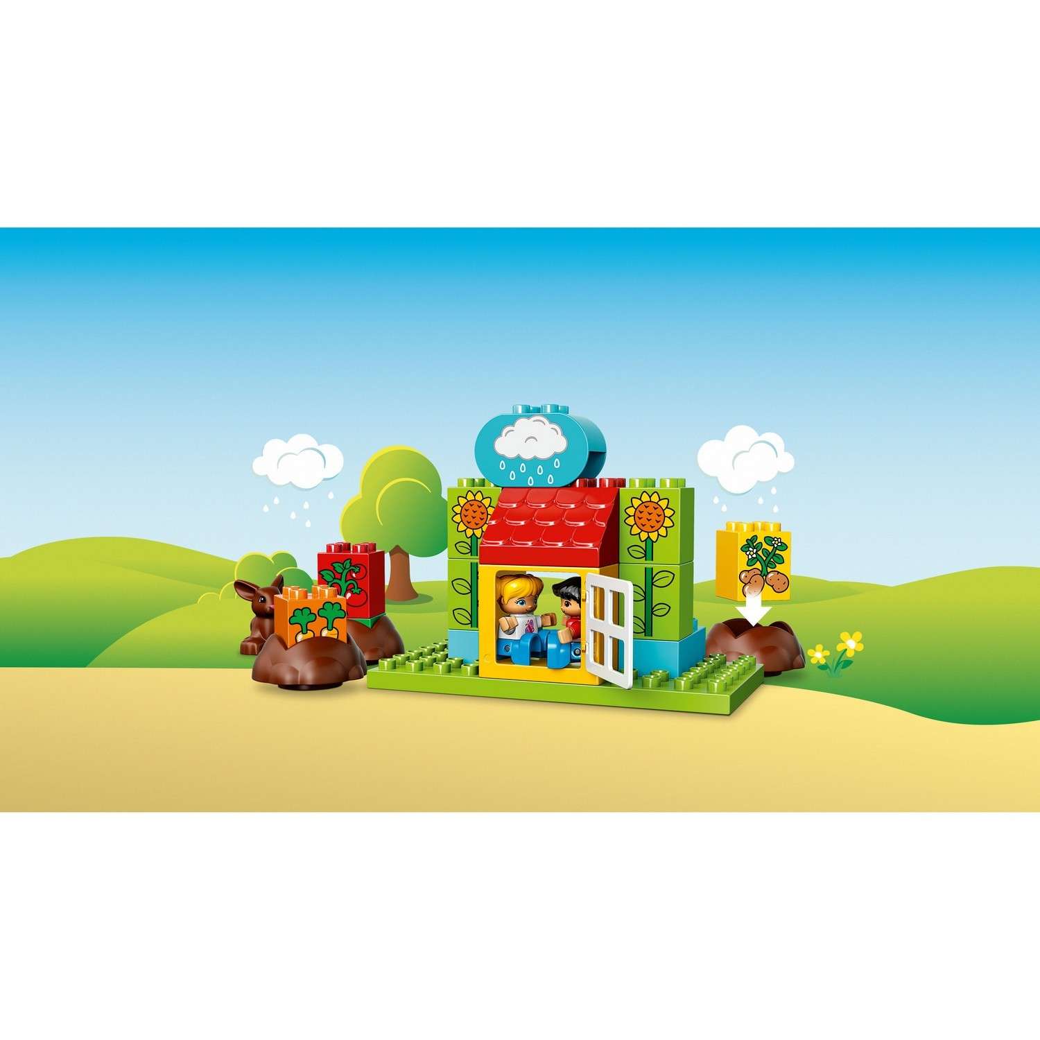 Конструктор LEGO DUPLO Мой первый сад блочный - фото 6