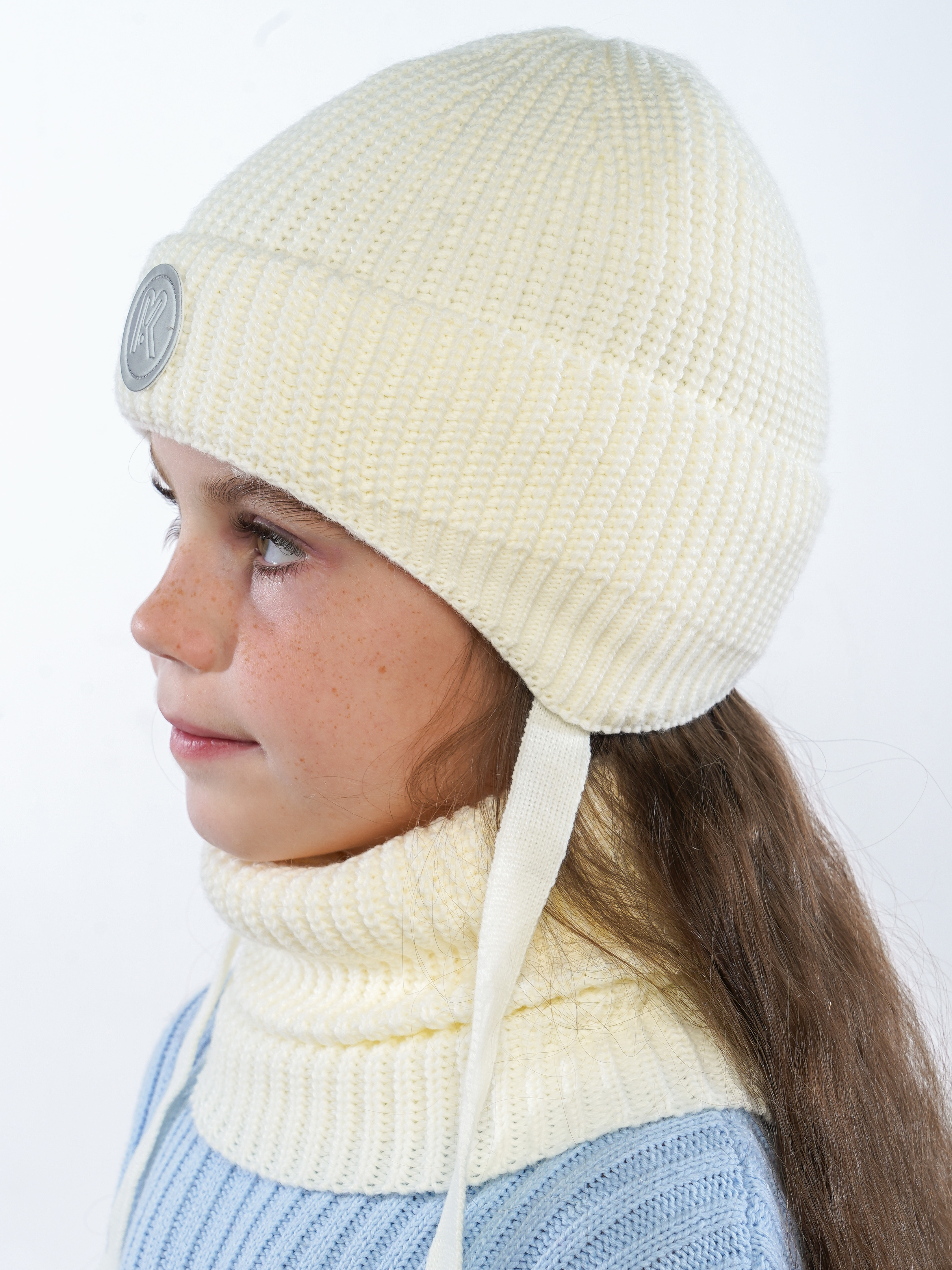 Шапка и снуд ПриКиндер U-W_221229 Цвет: Молоко - фото 12