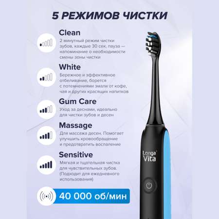 Зубная щетка электрическая LONGA VITA