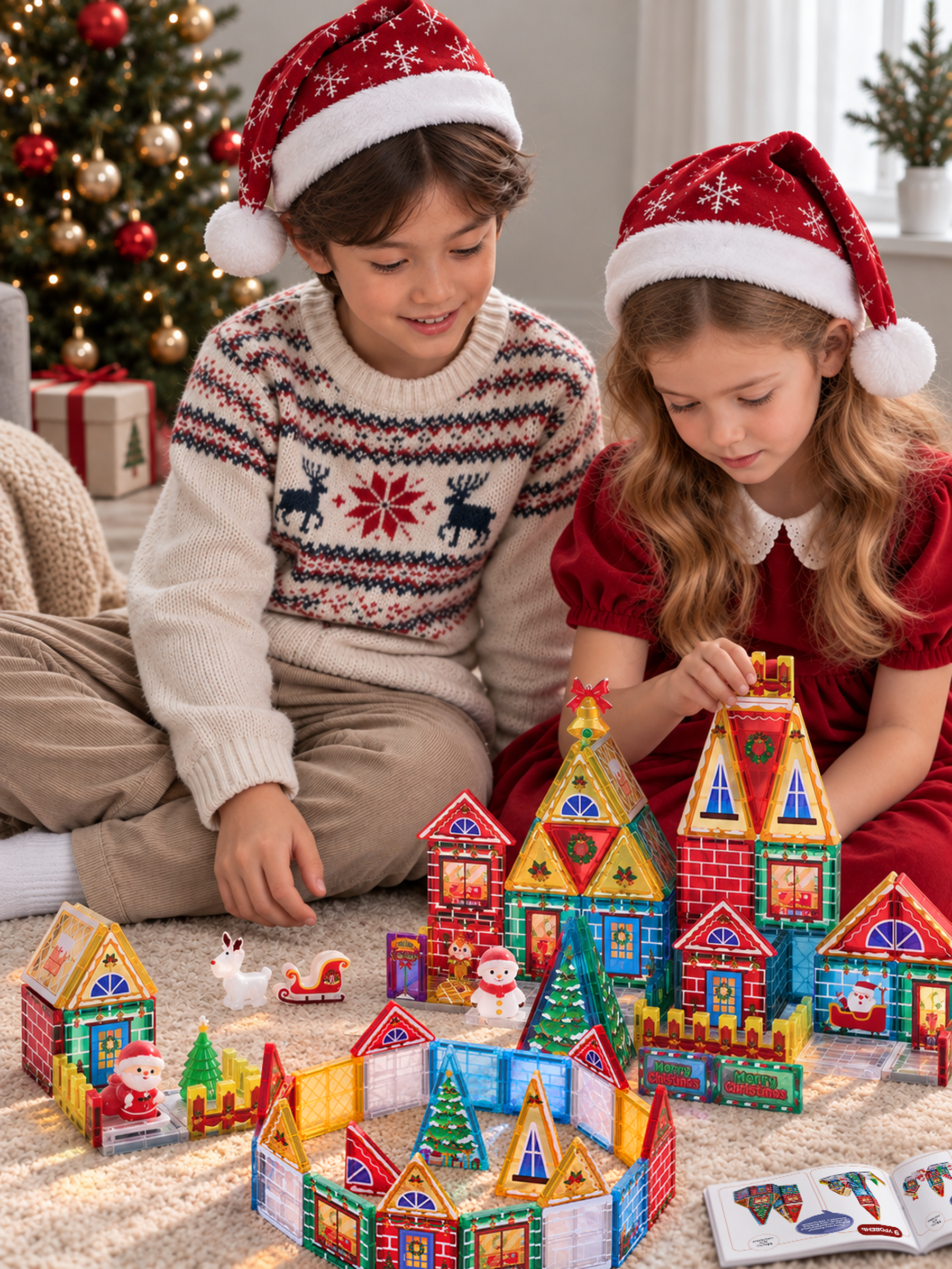 Конструктор SAYFUN toys магнитный 64 дет. - фото 10