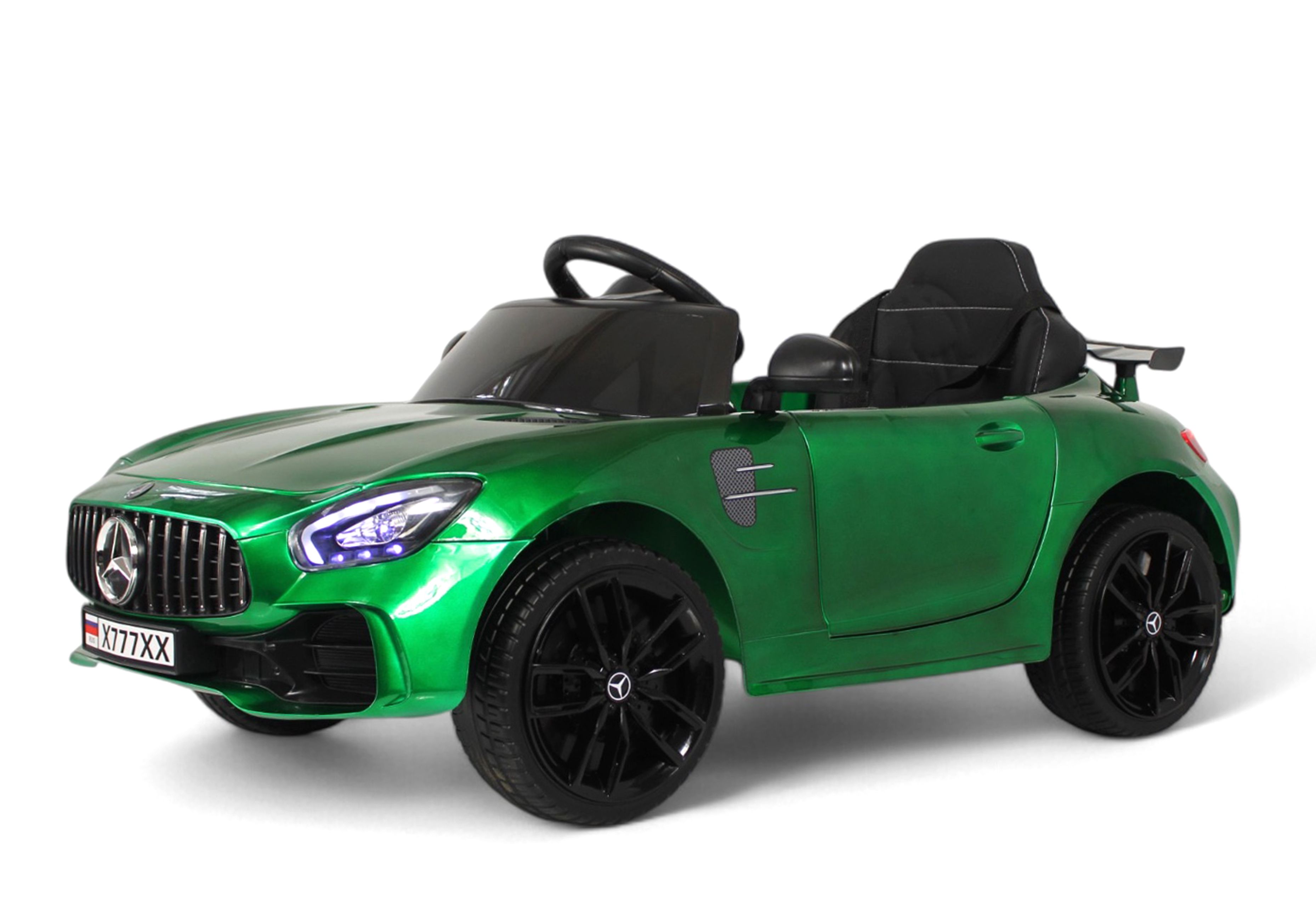 Электромобиль RIVERTOYS Mercedes X777XX-AMG-GREEN-GLANEC С пультом ДУ - фото 1