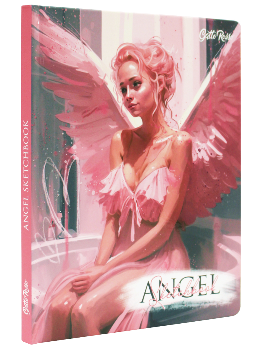Скетчбук Проф-Пресс блокнот Angel in Pink А4 64 лист. 1 шт. - фото 1