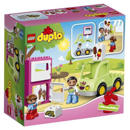 Конструктор LEGO DUPLO Фургон с мороженым блочный