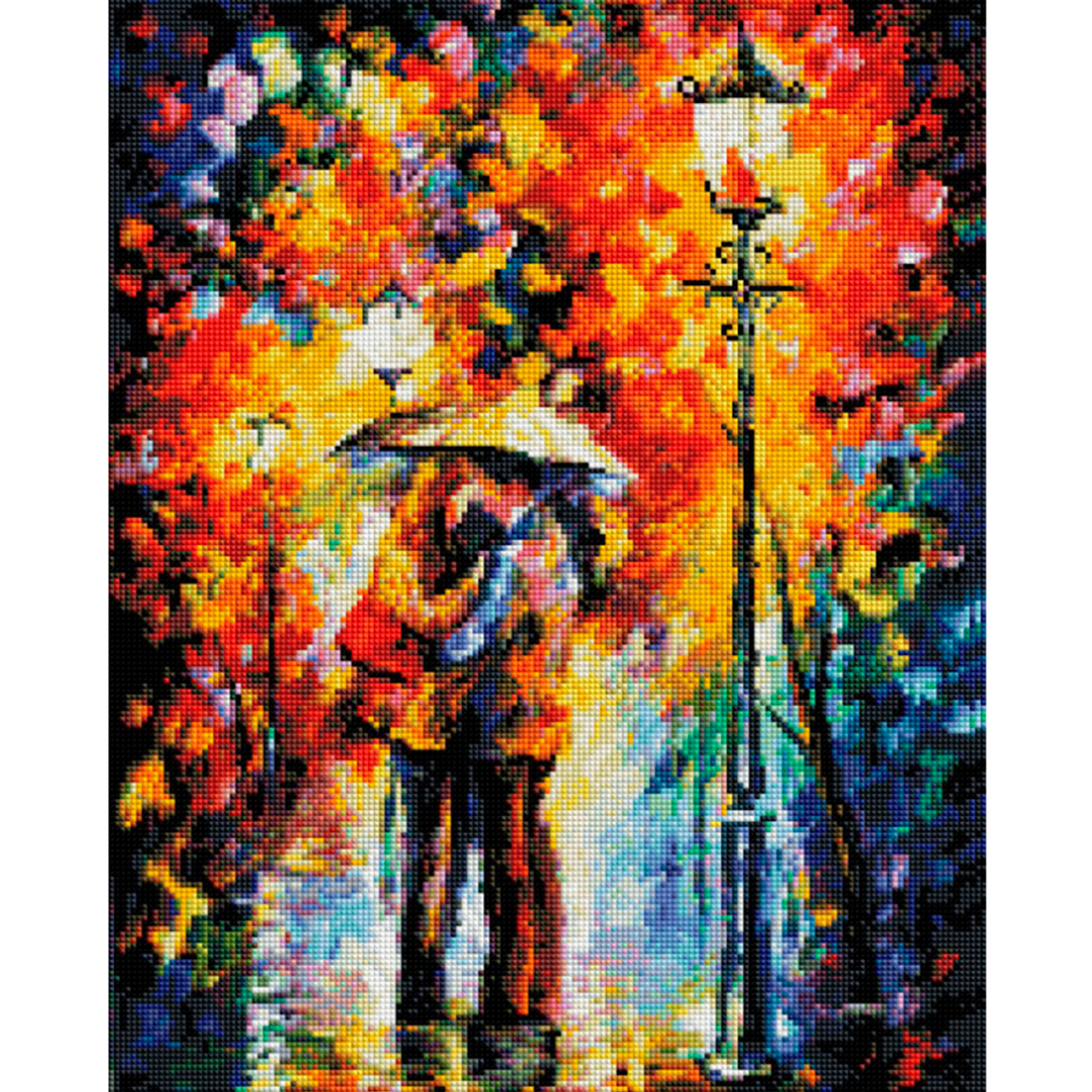 Алмазная мозаика Белоснежка Поцелуй под дождём - фото 1