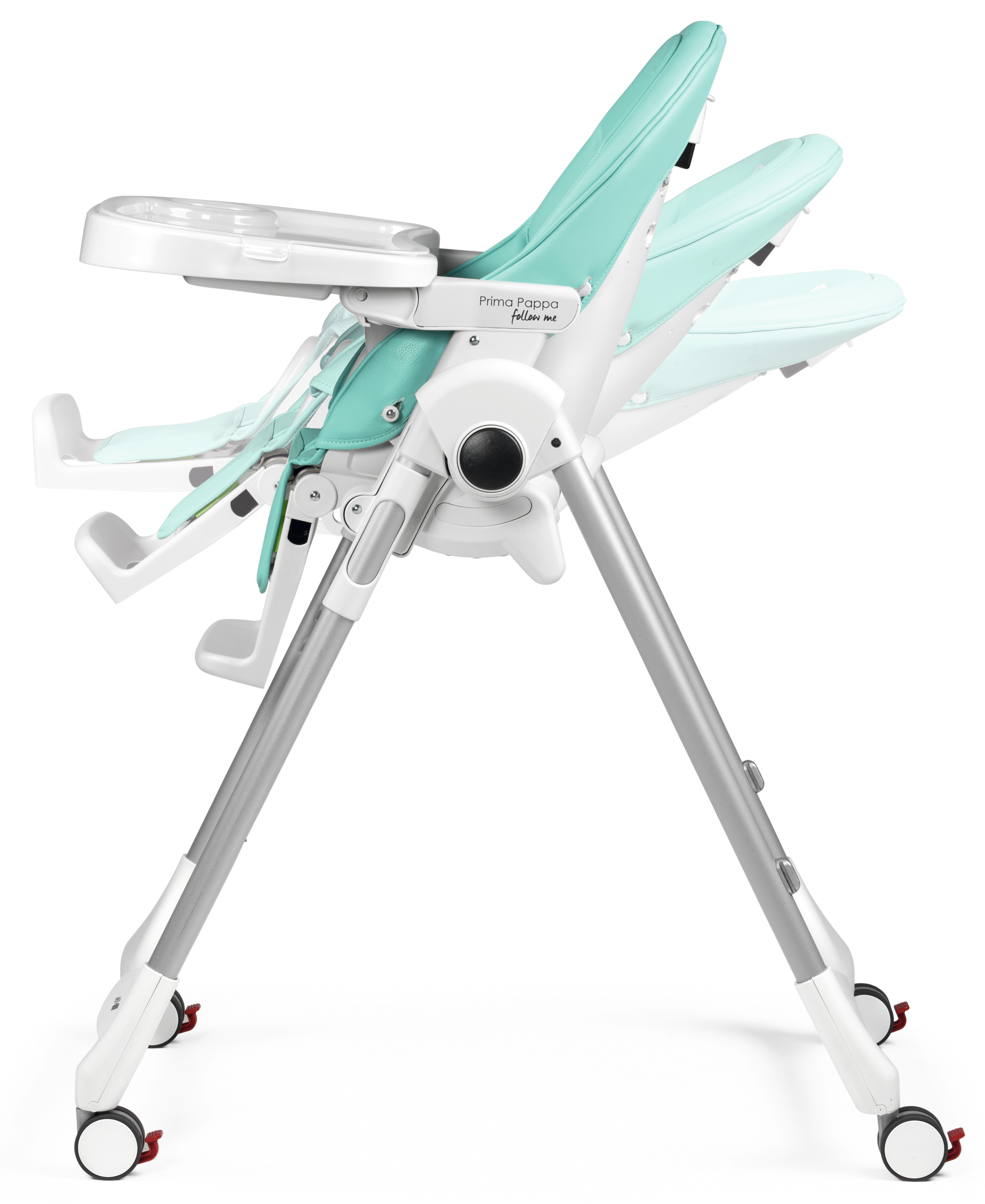 Стульчик для кормления Peg-Perego Prima Pappa Follow Me голубой - фото 19
