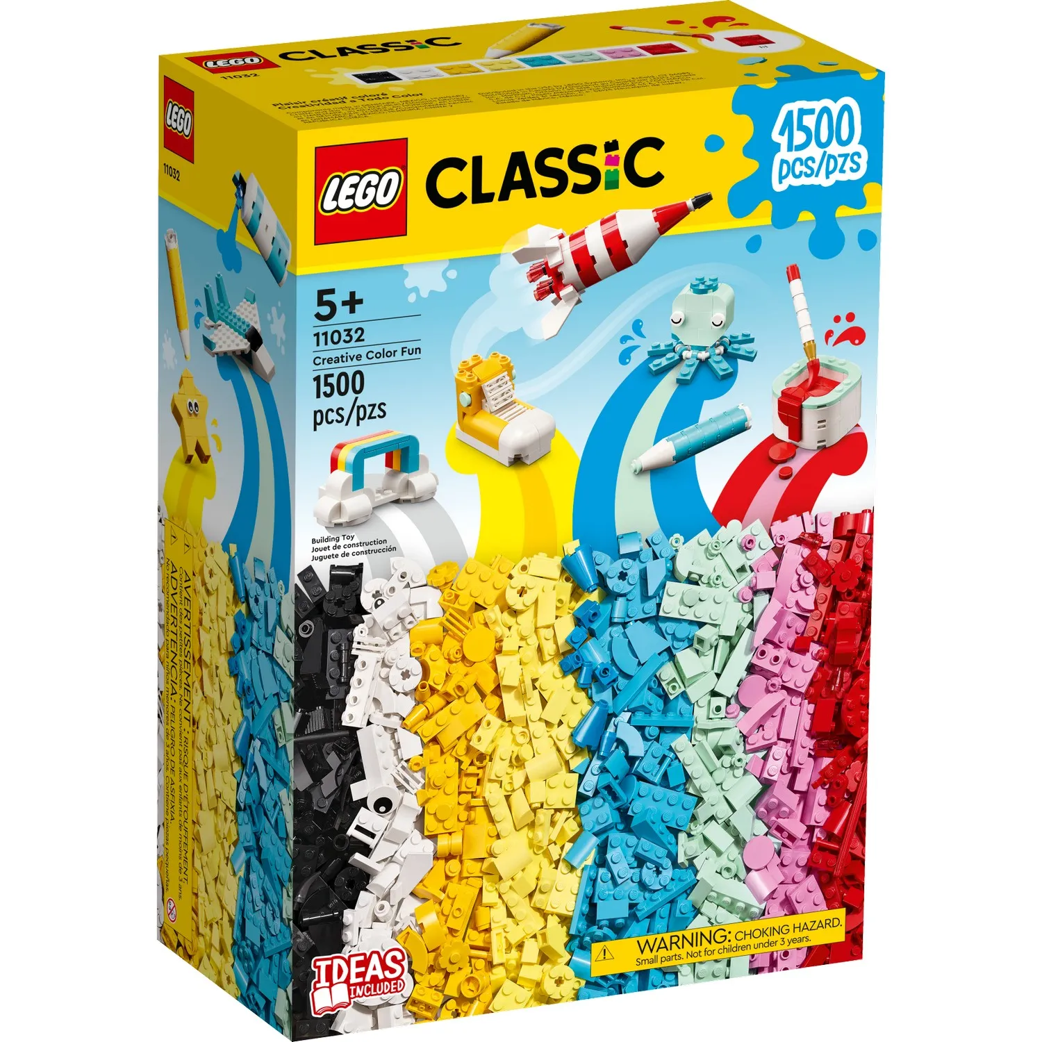 Изображение товара Конструктор LEGO Classic 11032 1500 деталей для креативных фантазий Изображение товара Конструктор LEGO Classic 11032 1500 деталей для креативных фантазий
