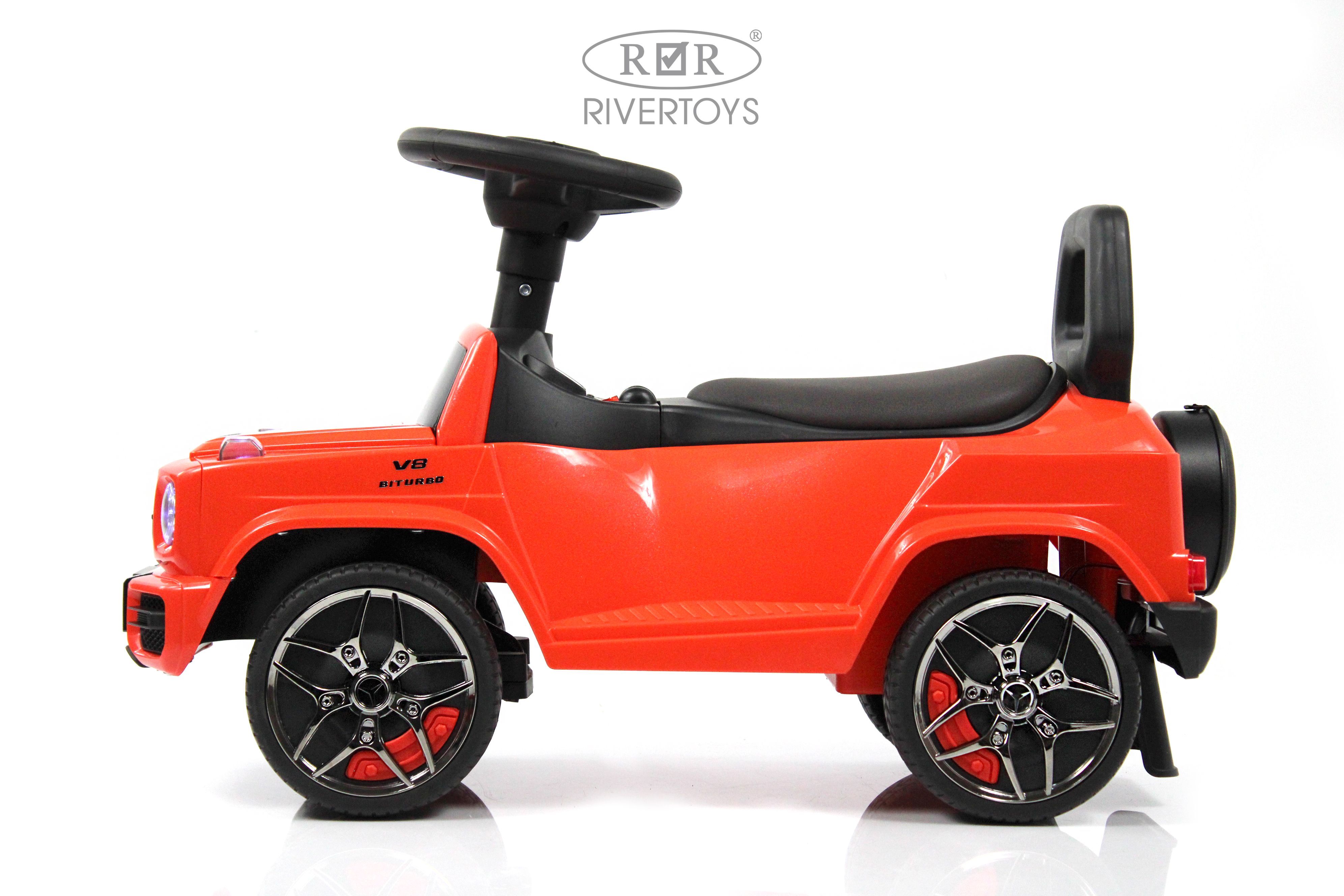 Каталка RIVERTOYS Mercedes-Benz G63 Red Diamond красный - фото 15