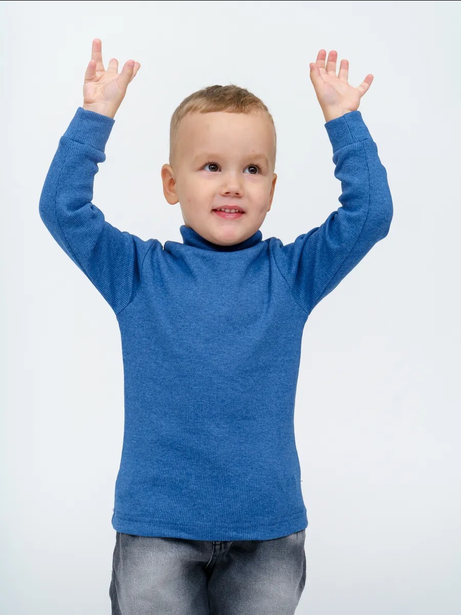 Водолазка TOTEMFOX 231КН2F/индиго меланж - фото 1