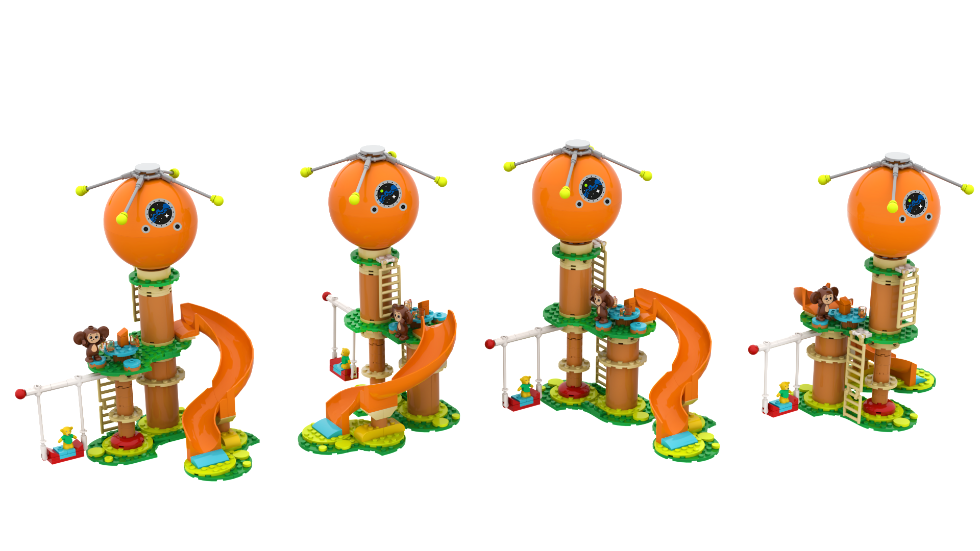 Конструктор РУБРИК Домик 251 дет. - фото 2