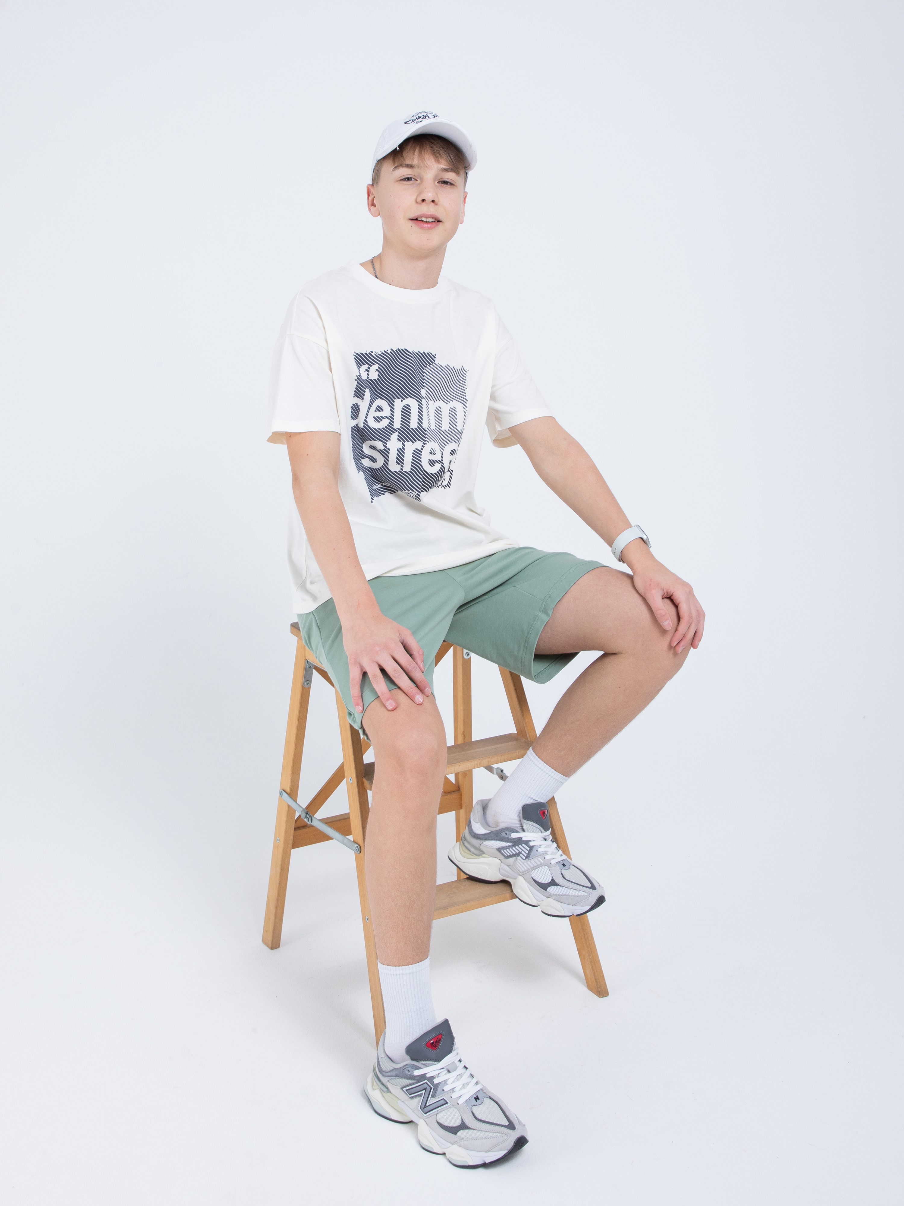 Футболка STELLA MODA 11214_молочный - фото 4