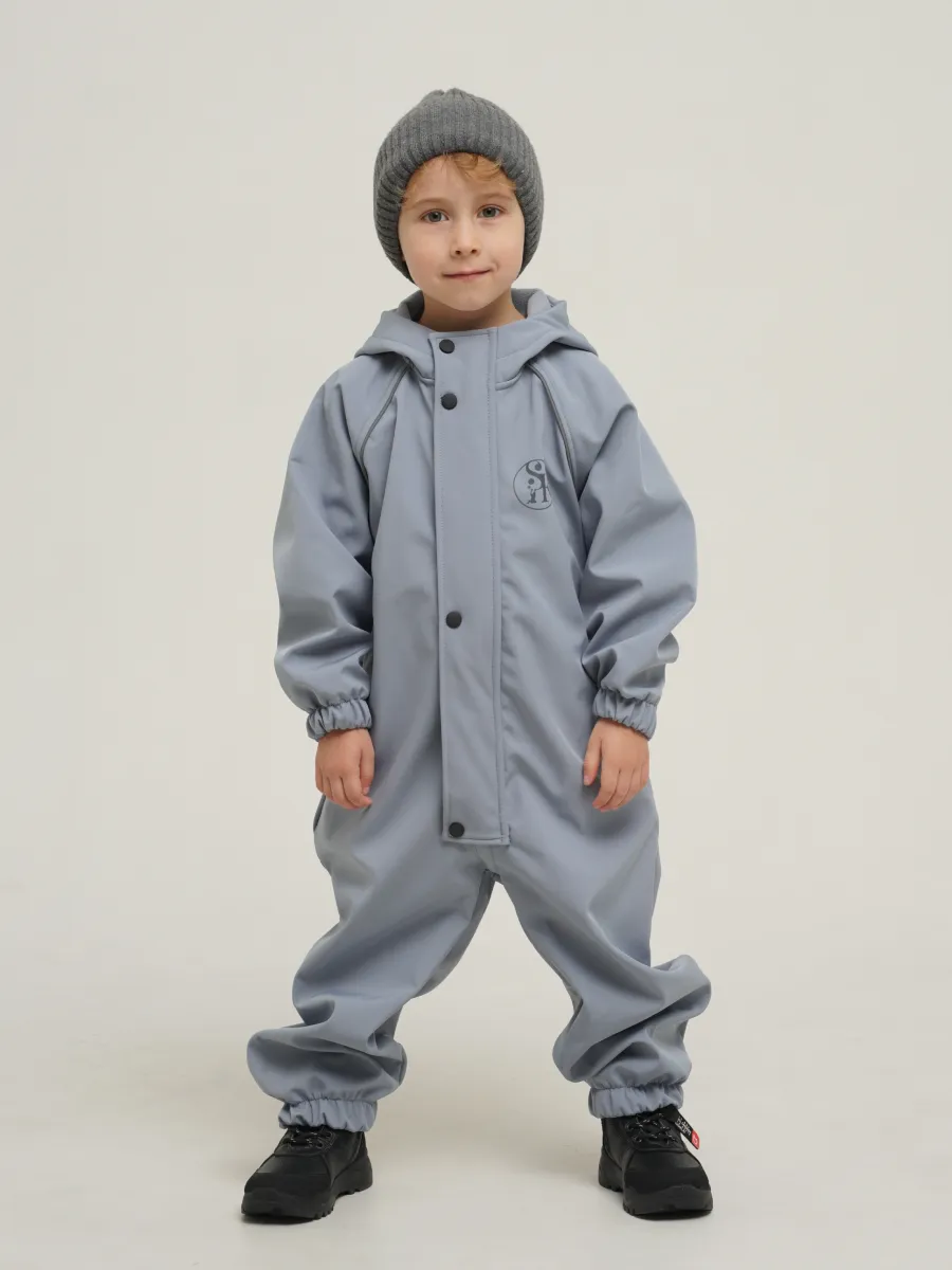 Комбинезон Супер Пупс Комб/сф/пл/серебряно-серый - фото 23