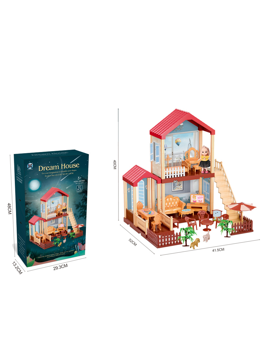 Домик для кукол SHARKTOYS с мебелью 11500006 - фото 7