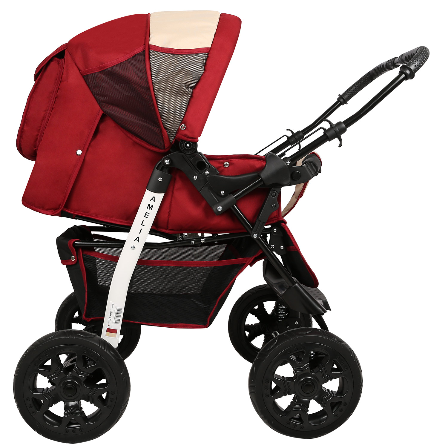Коляска трансформер alis Amelia бежевый - фото 7