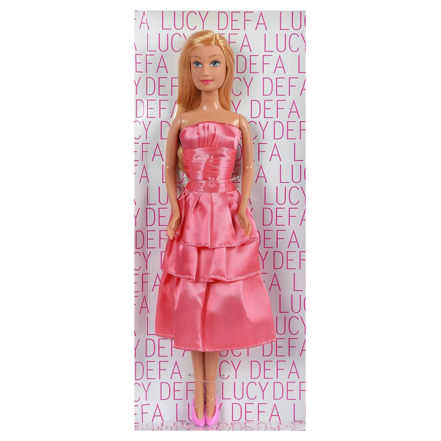 Кукла модельная Abtoys высота 29 см 8138d/розовое - фото 1