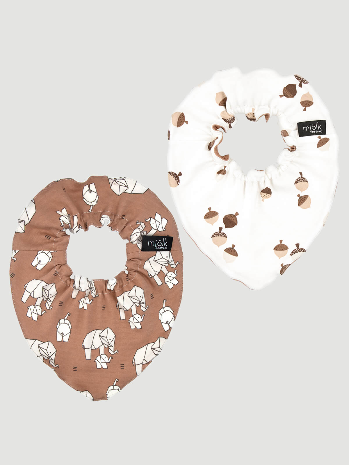 Нагрудник Mjolk текстиль 2 шт. - фото 1