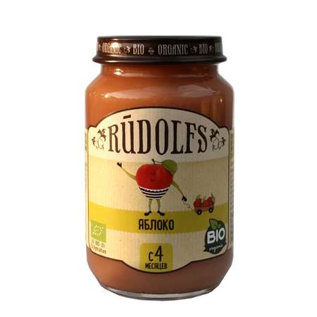 Пюре фруктовое Rudolfs Яблоко 190гр*6шт