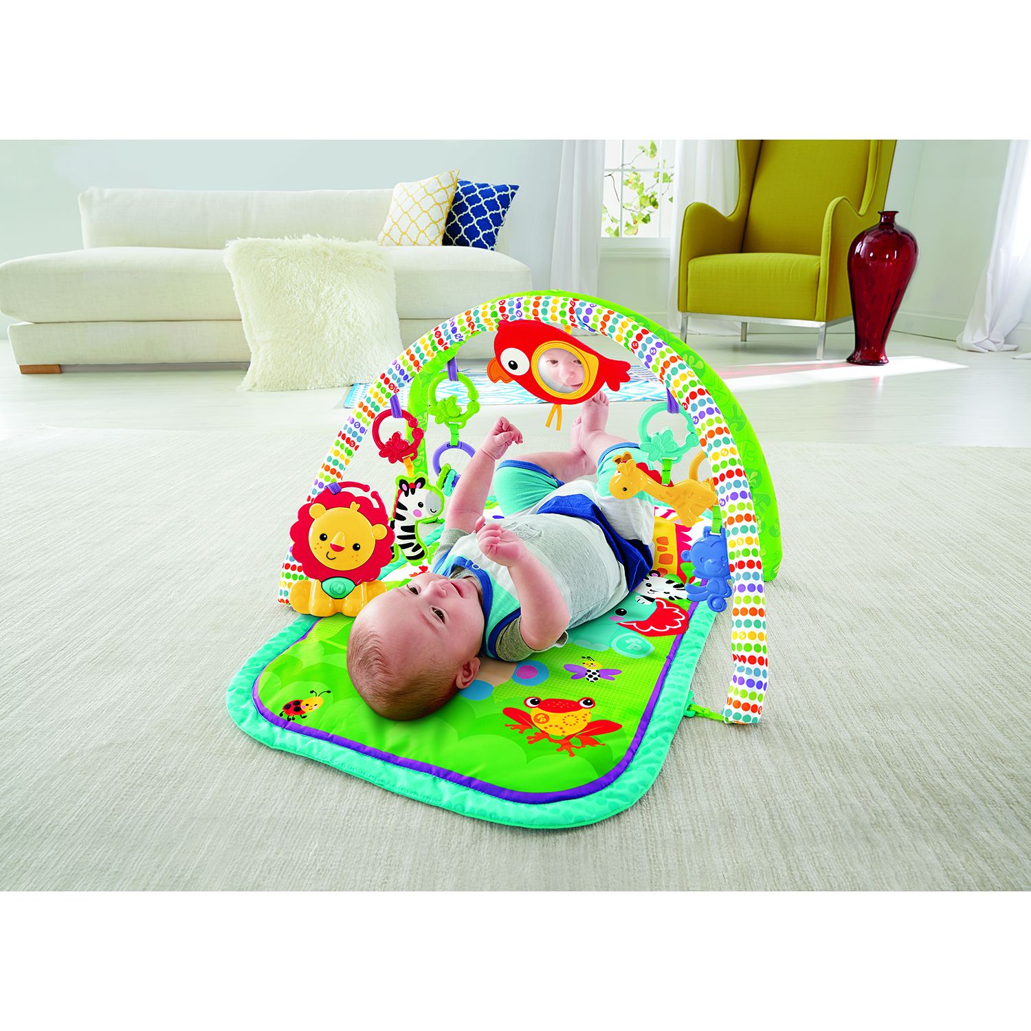 Коврик Fisher Price Друзья из тропического леса - фото 7
