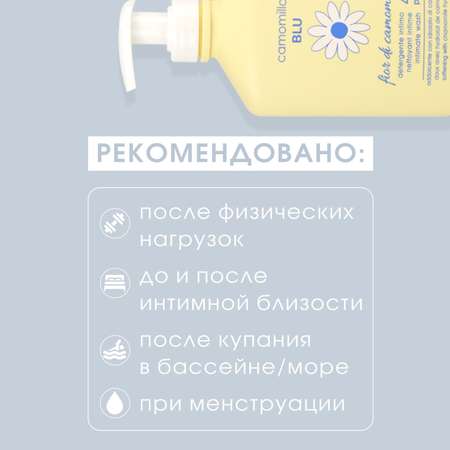 Гель для интимной гигиены Camomilla BLU Intimate wash Fior di