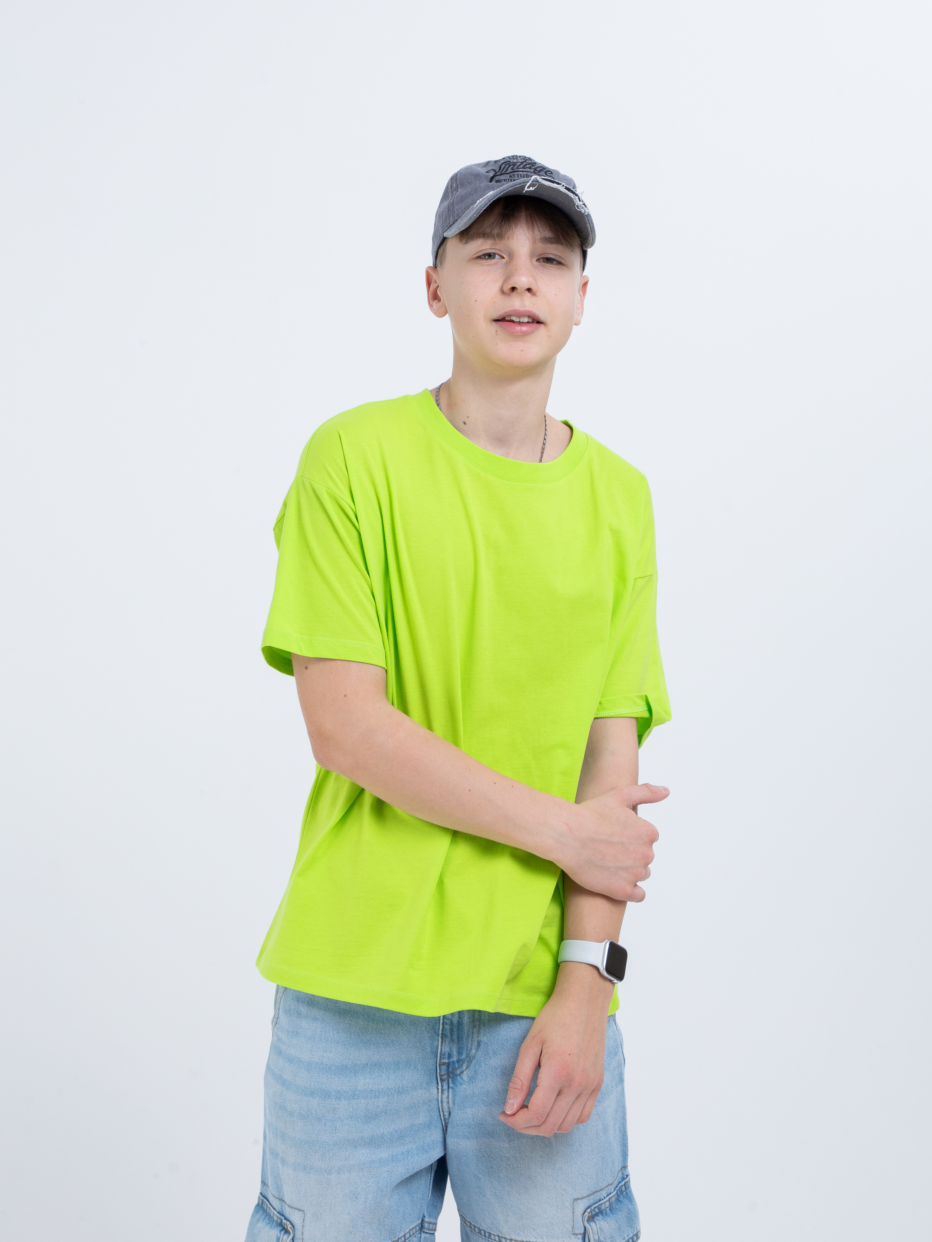 Футболка STELLA MODA 11601._салатовый - фото 8