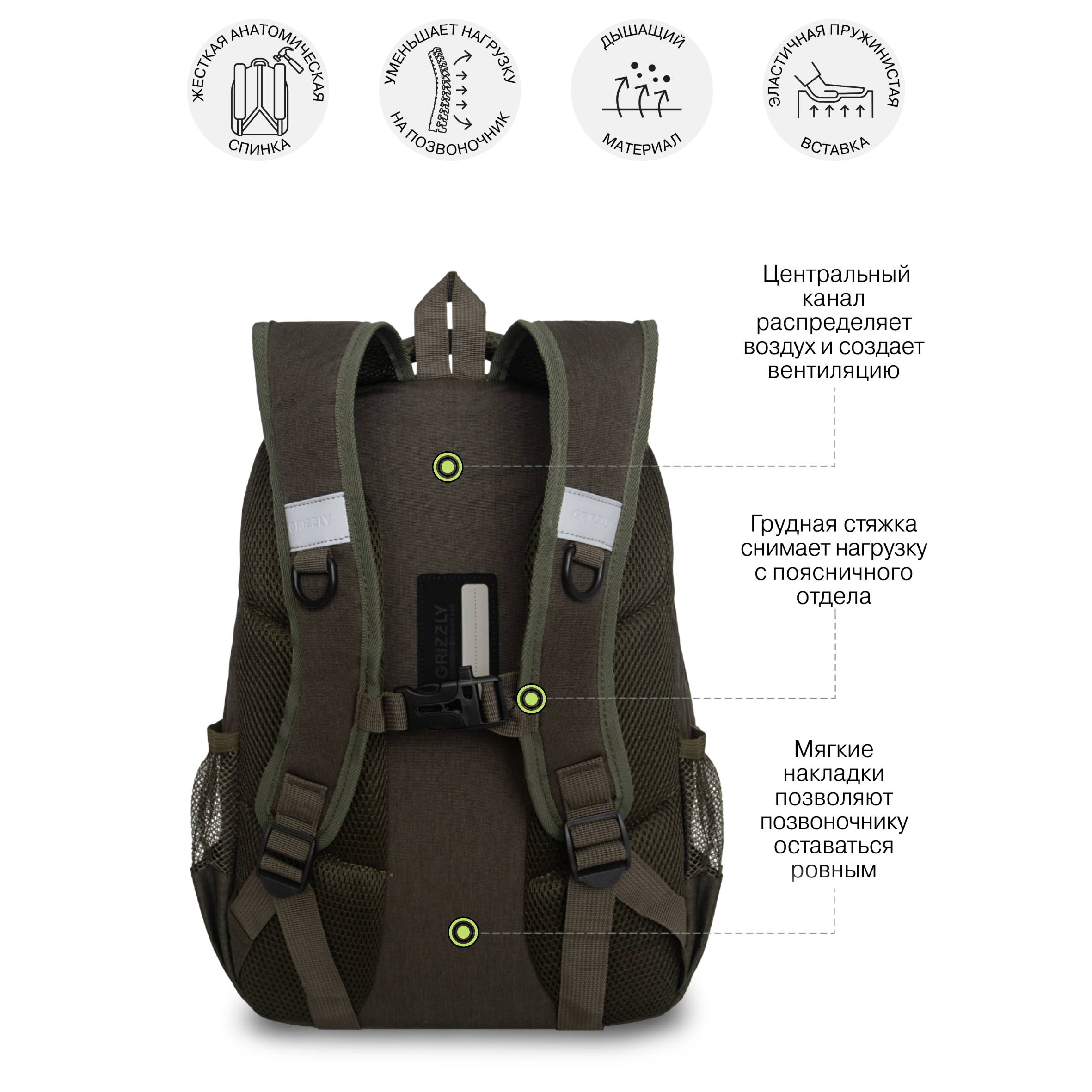 Рюкзак Grizzly для мальчика - фото 7