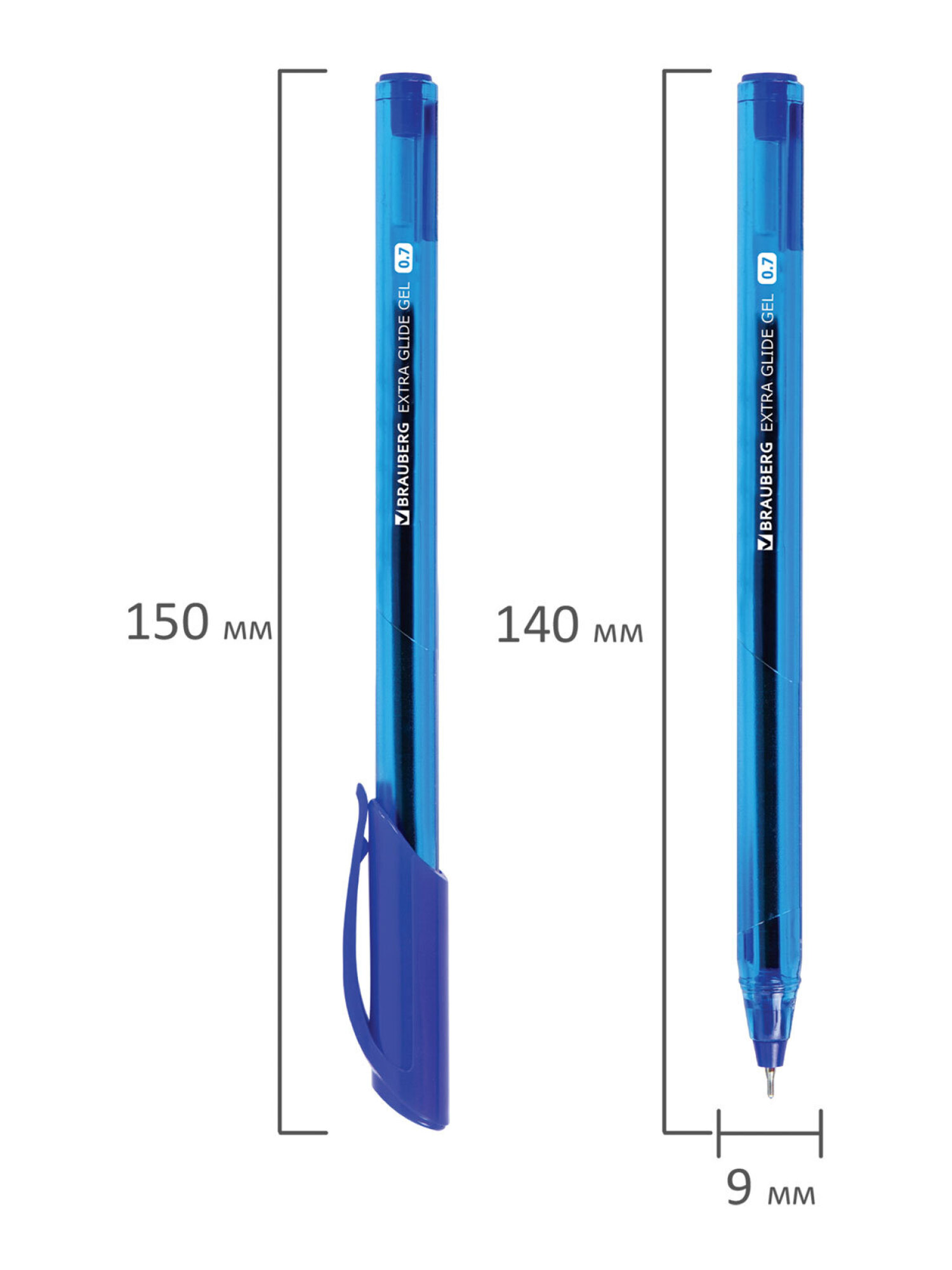 Ручка гелевая Brauberg 6 шт. - фото 13