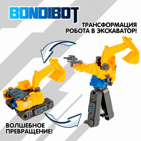 Фигурка Bondibon трансформер Робот машина 2в1