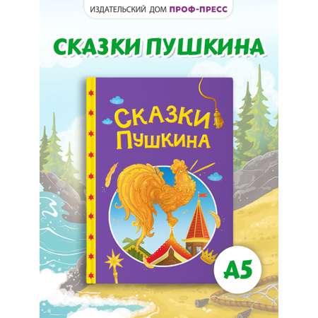 Книга Проф-Пресс Сказки Пушкина. А5. 48 стр.