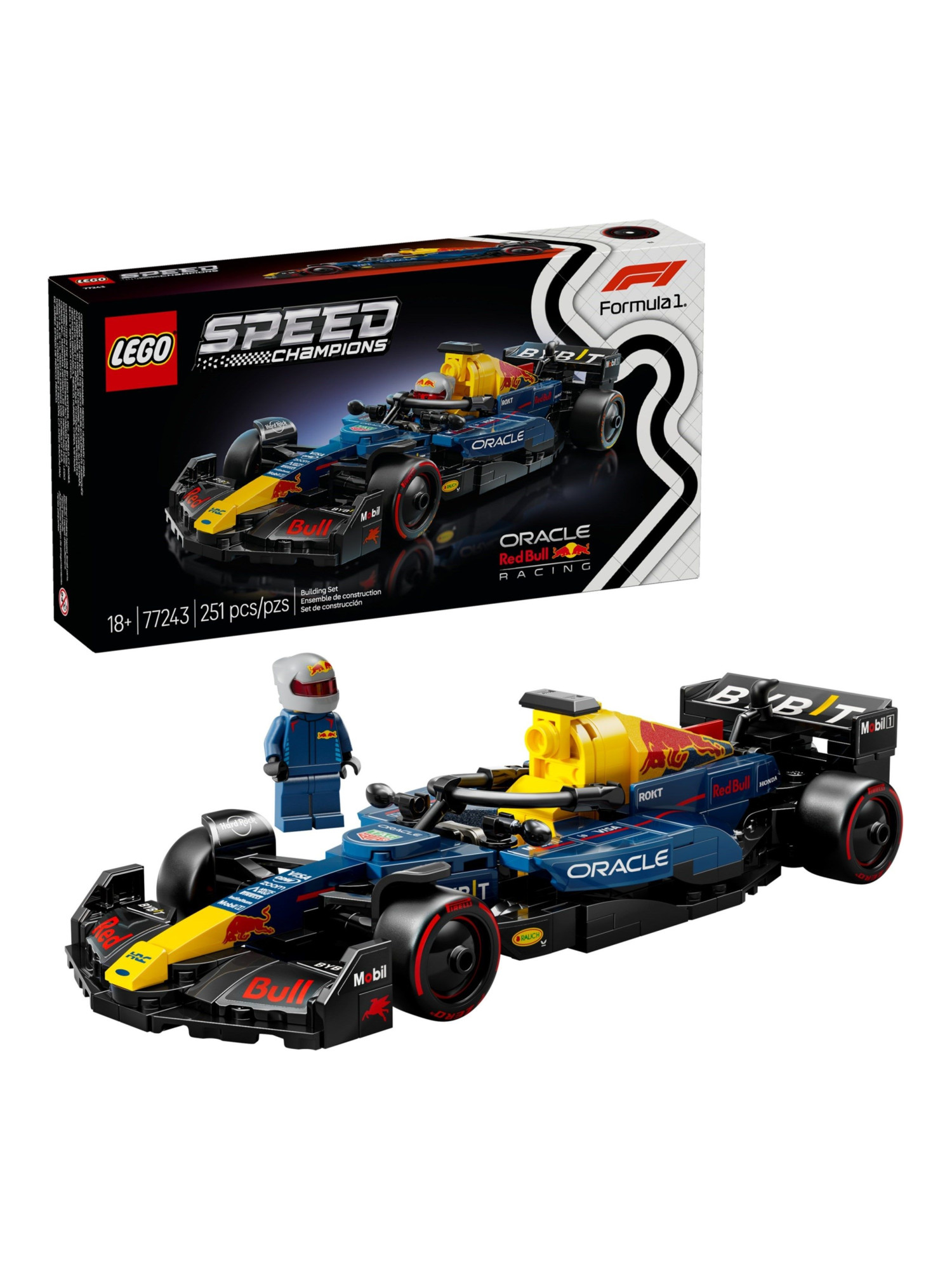 Конструктор LEGO Speed Champions Oracle Red Bull Racing RB20 251 дет. - фото 3