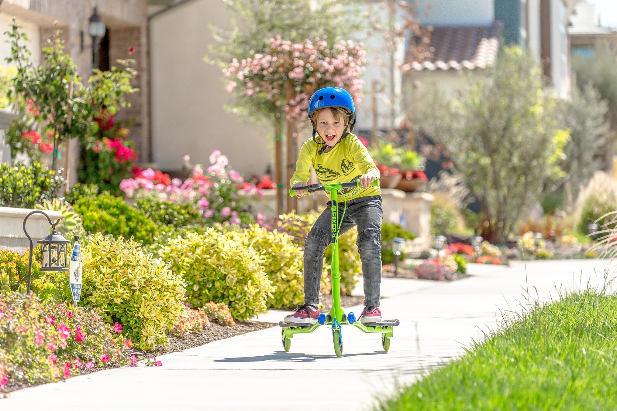 Самокат Yvolution трехколесный - фото 1