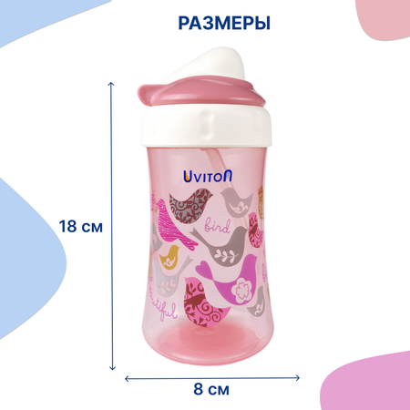 Поильник Uviton Classic+ 360 мл в ассортименте