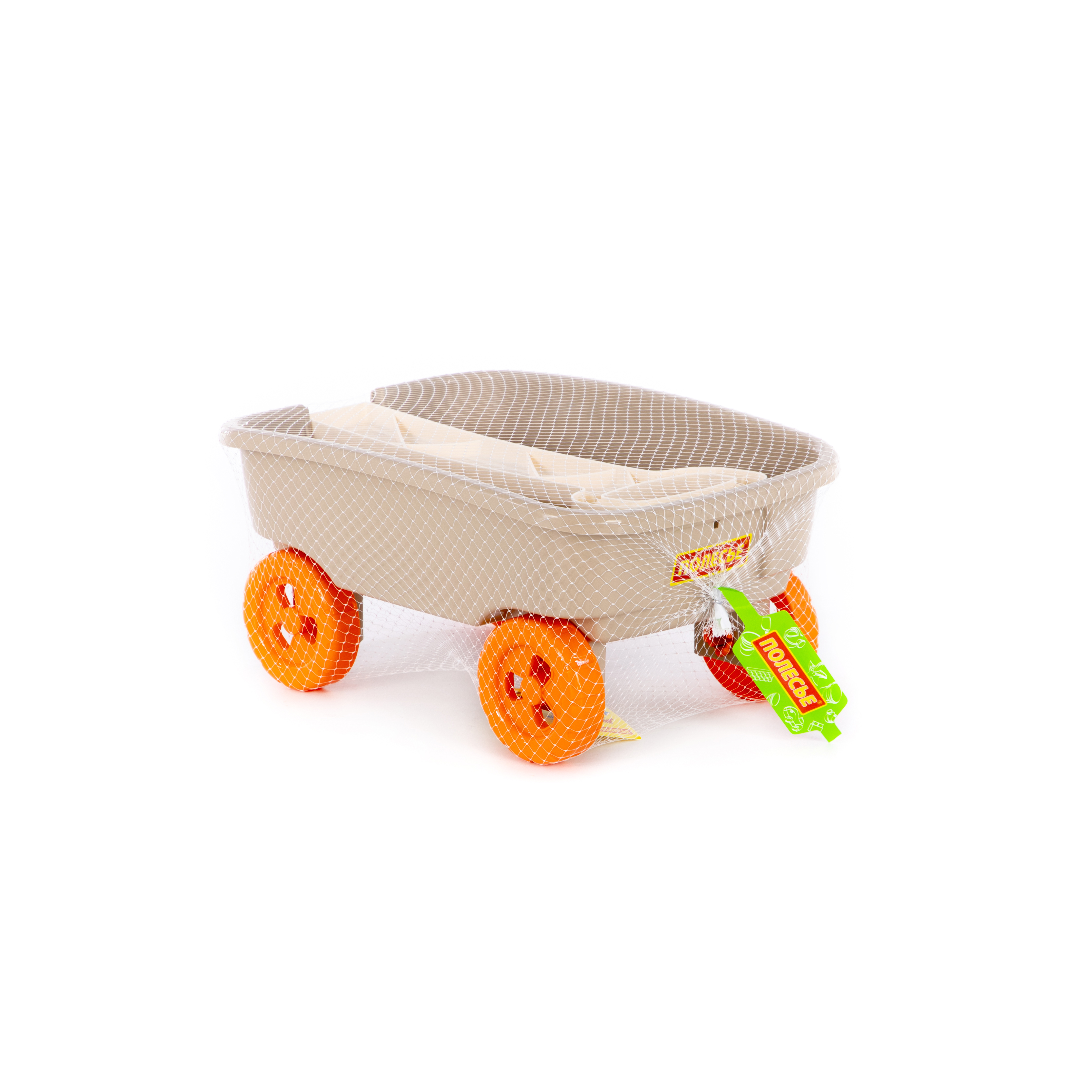 Тележка Полесье с ручкой 1 предм. - фото 5