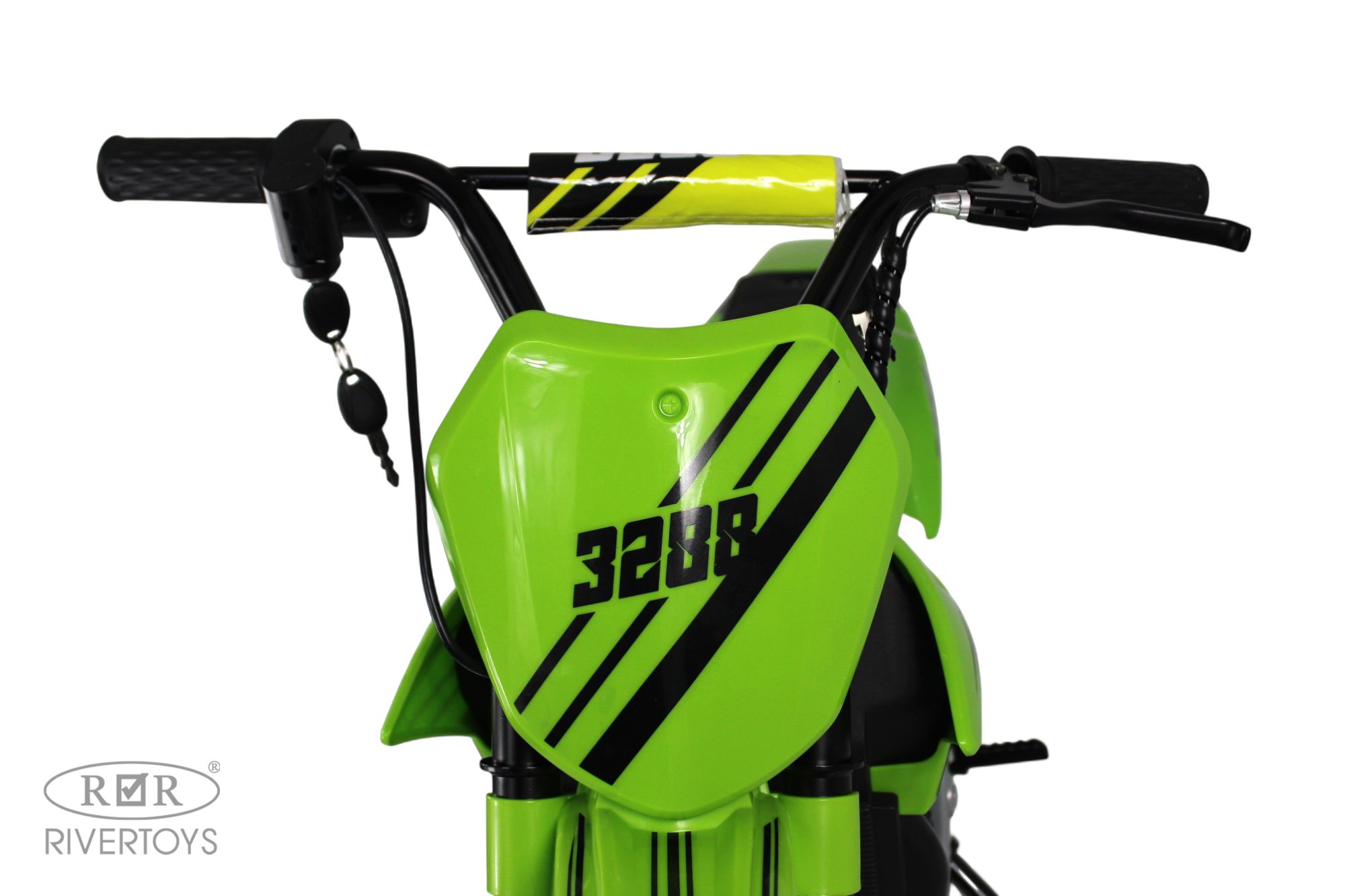 Электромотоцикл RIVERTOYS E777KX-MOTO-GREEN - фото 3