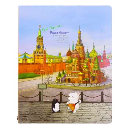 Тетрадь со сменным блоком Comix клетка 80 лист.