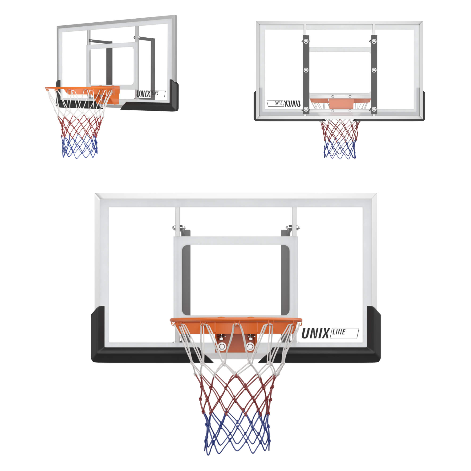 Баскетбольный щит UNIX line B-Backboard-PC 50"x32" R45 - фото 15
