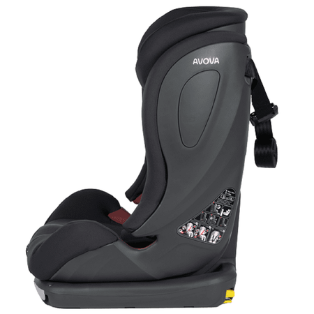Автокресло Avova Sperling-Fix Grey black Isofix 1/2/3 (9-36 кг)
