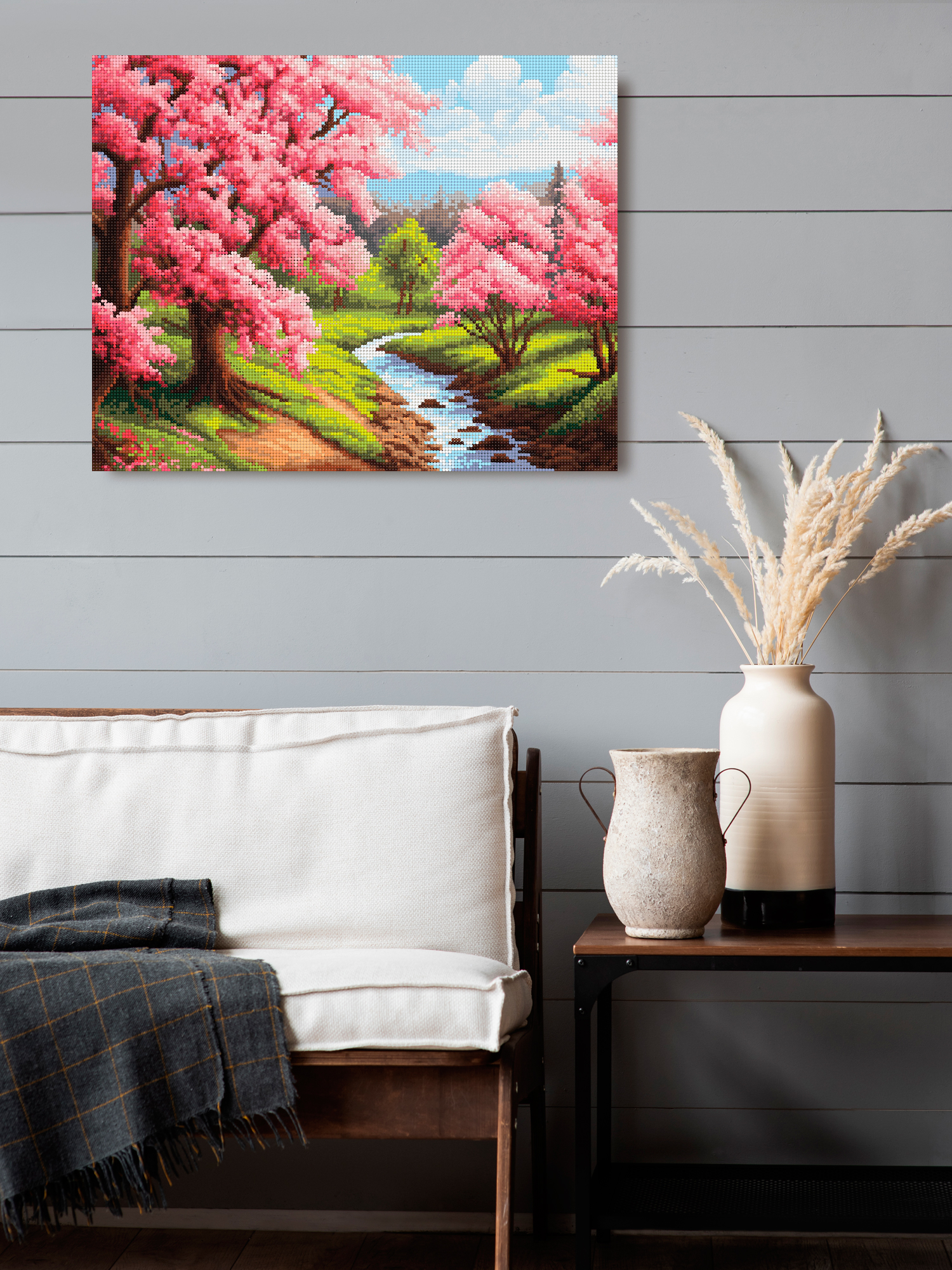 Алмазная мозаика Art on Canvas Сливовый сад в ассортименте - фото 3