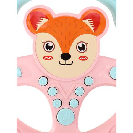 Игрушка Рыжий кот руль Лисенок